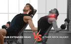 Banca Plegable con Capacidad de 299.37 KG - Banco Ajustable para Gimnasio en Casa, Entrenamiento Completo del Cuerpo con Soporte para Cabeza y Columna Vertebral, Ideal para Navidad y Acción de Gracias