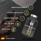 HN - Healthy Nutrition Maca Negra Andina con L-Arginina y Zinc – Suplemento con Vitaminas B6 y B12 – 120 Cápsulas Vegetales