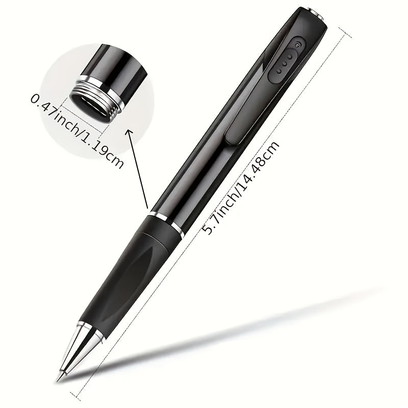 Cámara Portátil Tipo Lápiz 1080P, Recargable y Fácil de Transportar, Ideal para Grabar Reuniones, Conferencias y Clases. Perfecta para Empleados, Estudiantes y Periodistas