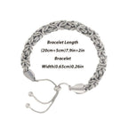 Mejora tu estilo con esta pulsera unisex flexible de cuerda retorcida hecha de plata de ley 925, ideal para regalos en San Valentín, Navidad o aniversarios, y que incluye una linda caja de regalo.