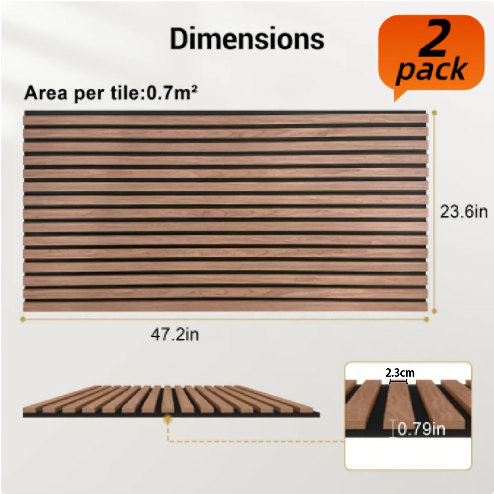 2/4 piezas de paneles acústicos de madera (120×60 cm), hechos de material de fieltro que absorbe el sonido, diseñados para aislamiento acústico, reducción de ruido y eliminación de eco, disponibles en una variedad de colores, adecuados para decoración de