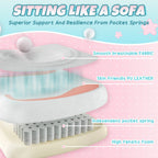Silla de Oficina Rosa Adorable, Forma de Orejas de Gato con Respaldo de Patas de Gato - Silla Ergonómica Reclinable para Computadora, con Reposapiés Ajustable, Capacidad de Carga de 136.08 KG, Asiento Estético Exclusivo para Adultos, Máxima Comodidad