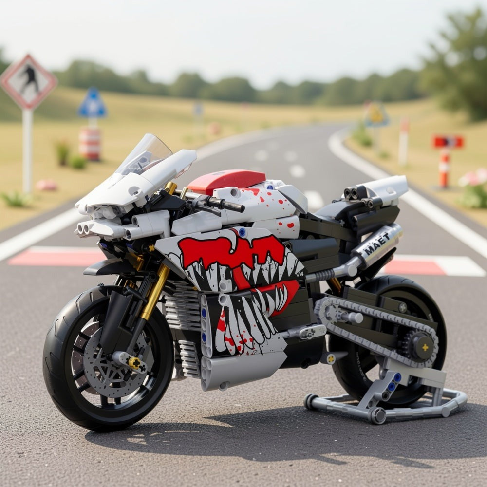 Serie de Ciencia y Tecnología: Coche de Ensueño, Motocicleta, Bloques de Construcción de Ciudad, Juguetes Montables, Regalos para Cumpleaños, Navidad, Acción de Gracias y Año Nuevo
