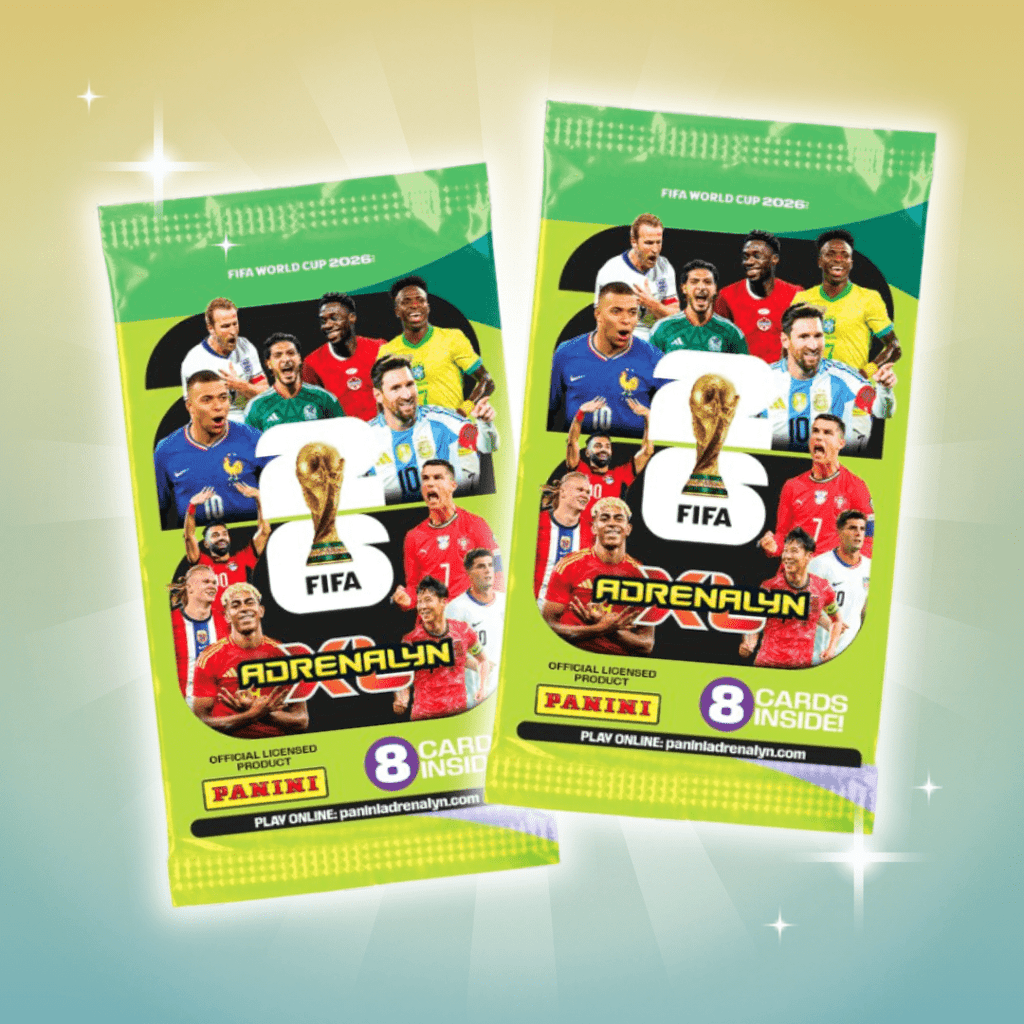 2X FIFA Copa Mundial 2026 Adrenalyn XL Booster | 8 Tarjetas | Tarjetas Coleccionables Panini