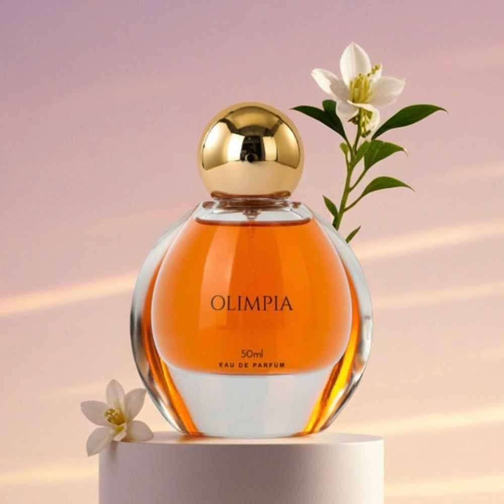 Perfume para mujer OLIMPIA Eau De Parfum 50 ml - Aroma seductor con notas florales y ambaradas - Elegancia en cada gota