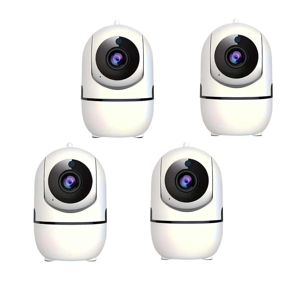 Cámara de seguridad inteligente para interiores, cámara IP inalámbrica con visión nocturna, seguimiento automático y detección de movimiento, WiFi de doble banda, aplicación móvil compatible, conector USB para monitor, vigilancia adecuada para smartphones