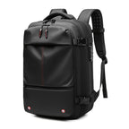 Mochila de Viaje con Compresión al Vacío, Bolsa de Compresión al Vacío de TPU, Cerradura de Contraseña Incorporada, Capacidad para Laptop de 17 Pulgadas, Mochila de Alta Calidad para Viajes y Negocios
