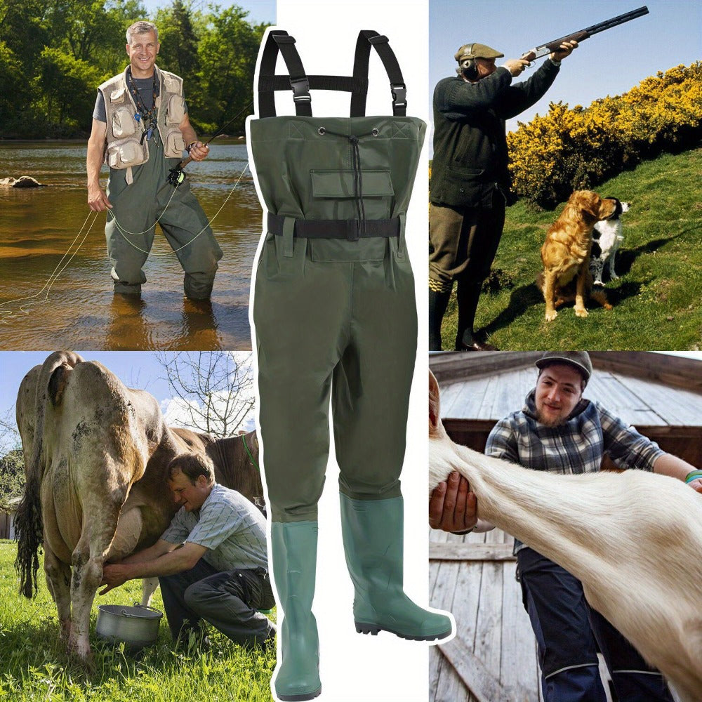 Pantalones de Pesca para Hombre, Material de PVC para Mujer, Neoprenes para Pescar, Granjas, Trabajos de Construcción