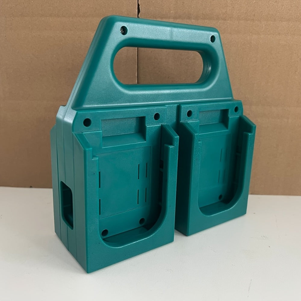 Estuche para baterías de herramientas Makita para banco de trabajo garaje y transporte | diseño funcional