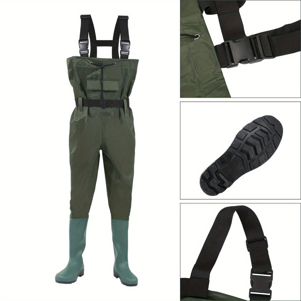 Pantalones de Pesca para Hombre, Material de PVC para Mujer, Neoprenes para Pescar, Granjas, Trabajos de Construcción