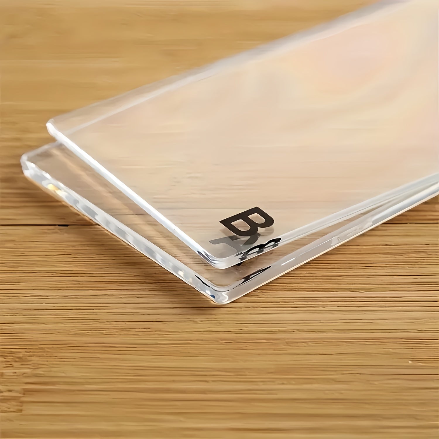 1/2 Juego de Placas Acrílicas Transparentes para Cortar A & B - Ideales para Troquelado y Repujado DIY, Compatible con Máquinas Craft Buddy Serie 838S y Similares con Ancho de Boca Abierta de 3 Pulgadas/7.7 cm - Duraderas y Fáciles de Usar para Creaciones