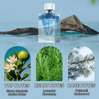 Perfume LASTAR de 50 ml para mujer y hombre - Aroma acuático a agua de mar con madera de cedro, pachulí y cítricos, fragancia de larga duración de 4 a 6 horas, empaque en caja de regalo, Eau de Toilette para uso diario, citas y desplazamientos, regalos