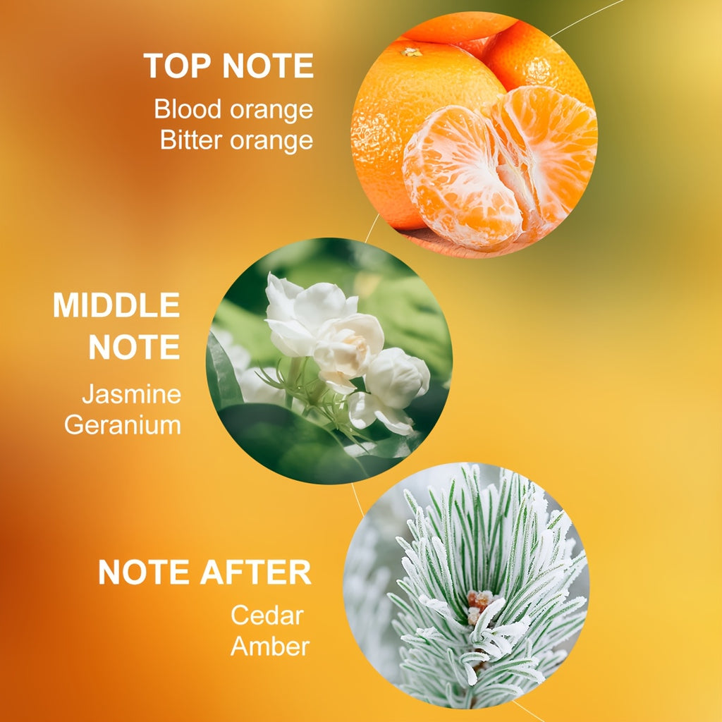 45ml Eau De Toilette para mujer, Notas de Salida de Naranja Amarga, Notas de Corazón de Geranio y Jazmín, Notas de Fondo de Cedro y Ámbar. Adecuado para Primavera y Verano Diario, Regalo para Mujer, Sorpresa de Cumpleaños, Regalos de Navidad y Año Nuevo,