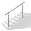 Kit de barandilla de escaleras en acero inoxidable para exteriores e interiores sin barras transversales