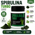 Spirulina Turbo – Suplemento Dietético a Base de Espirulina – 60 Tabletas Veganas de 500 mg – Apoyo para la Rutina Diaria y el Bienestar
