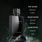 [Larga Duración] Perfume para Hombre - Notas Amaderadas Clásicas, Almizcle, Cedro, Sándalo, Colonia para Hombre con Feromonas, Perfume para Hombre, Perfume de Colección, Diseño de Botella Exquisito, Regalo Romántico para las Fiestas, Sorpresa Misteriosa,