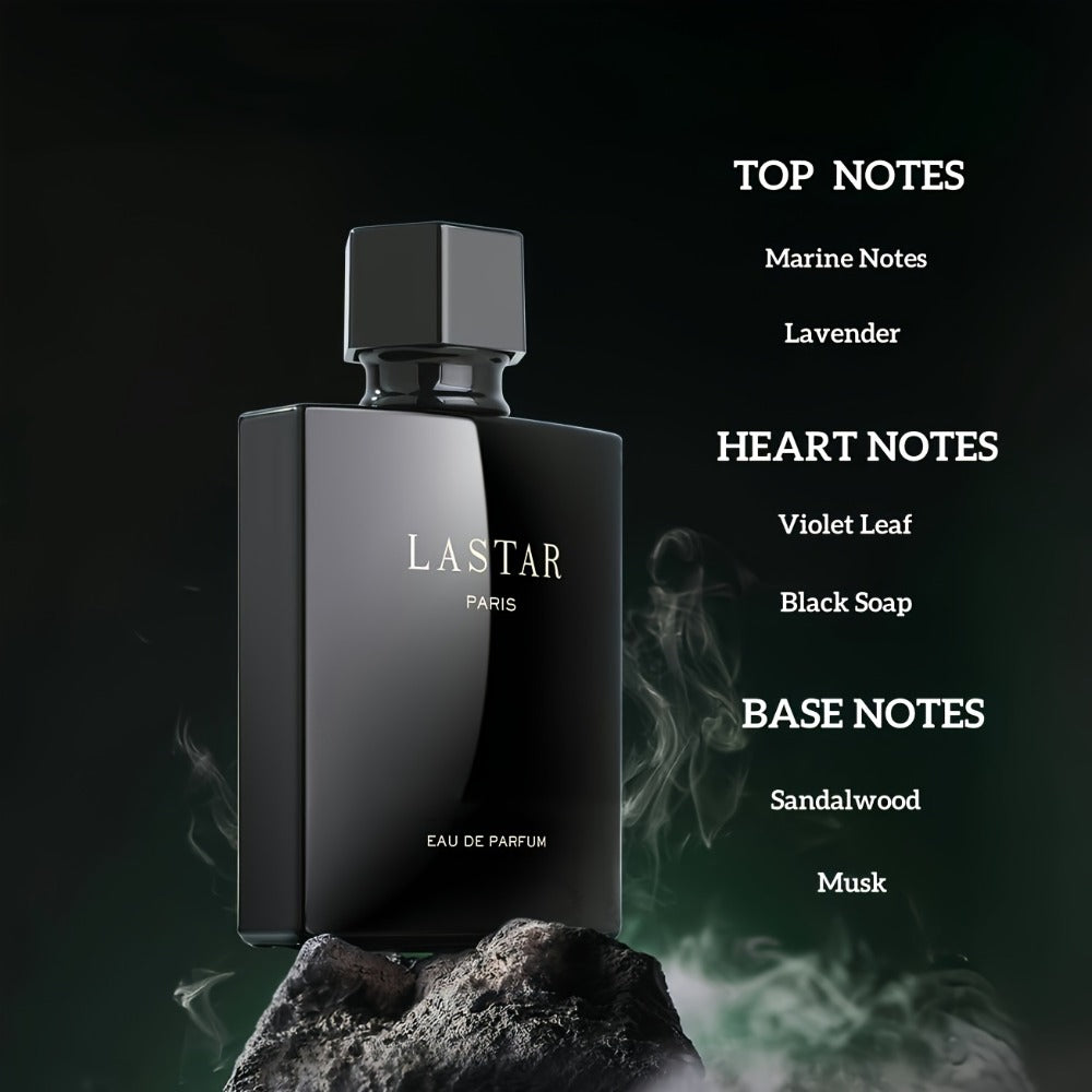 [Larga Duración] Perfume para Hombre - Notas Amaderadas Clásicas, Almizcle, Cedro, Sándalo, Colonia para Hombre con Feromonas, Perfume para Hombre, Perfume de Colección, Diseño de Botella Exquisito, Regalo Romántico para las Fiestas, Sorpresa Misteriosa,