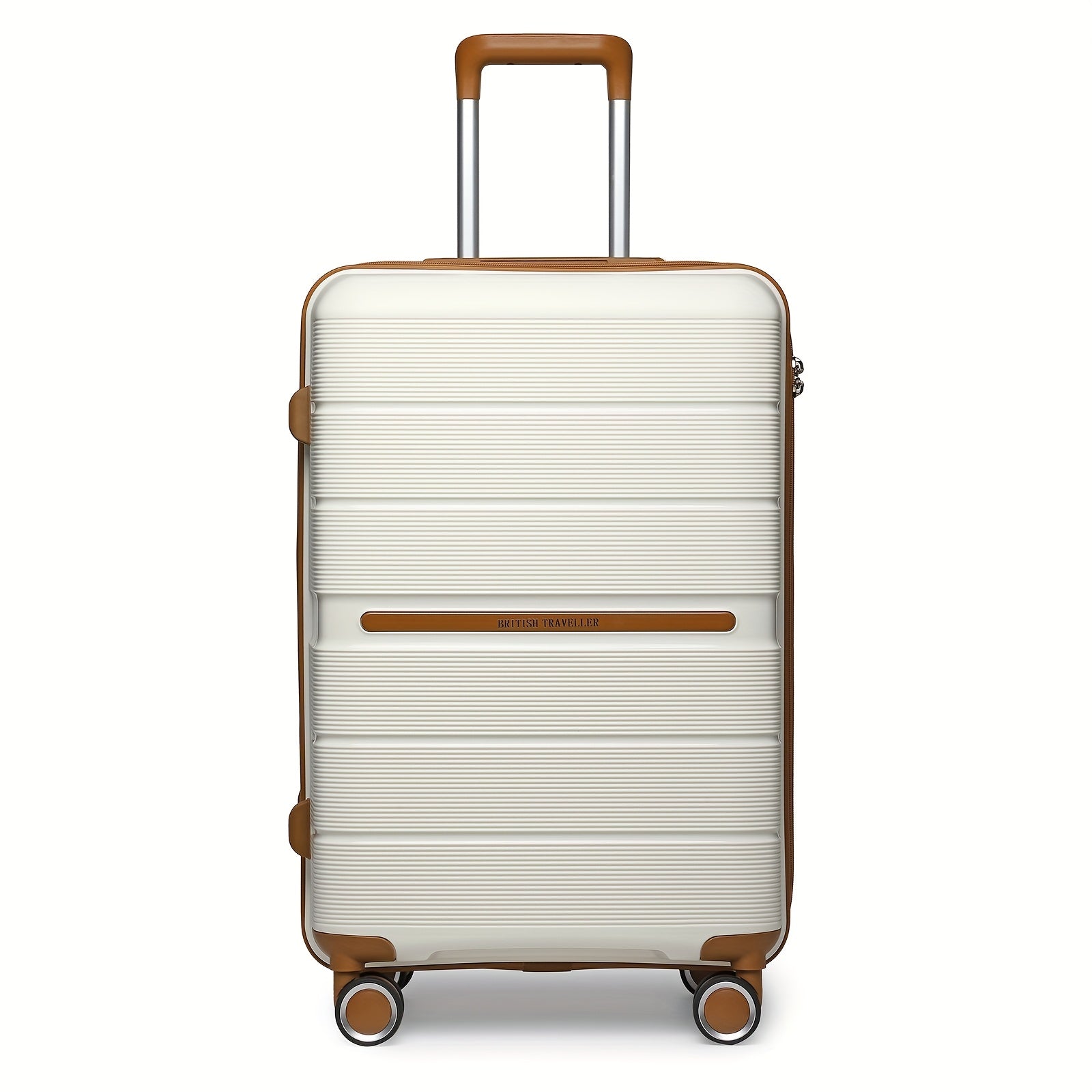Maleta de Cabina Ligera de Polipropileno de 20/24/28 Pulgadas con Cerradura TSA, Ruedas Giratorias de 4 Ruedas, Adecuada para Viajes Aéreos y Equipaje de Avión