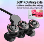 Cinta de fitness inteligente ajustable con bola hueca desmontable, cintas pesadas para pérdida de peso, talla grande 46 pulgadas/117 cm, incluye 24 enlaces desmontables y entrenador de cintura para mujeres. Nudo desmontable para ejercicios en casa, dispon