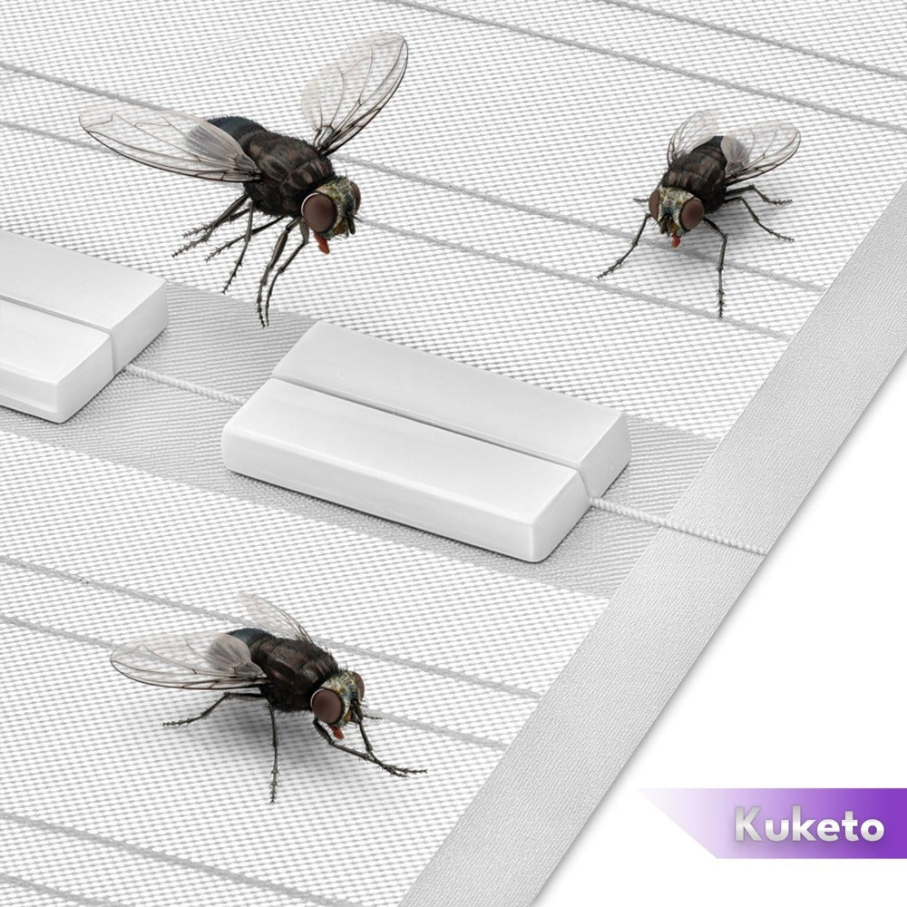 Mosquitera - Magnética Multidimensional para Puertas y Ventanas de Balcón - Mosquitera con Cierre Automático - Variantes de Ancho 80-160 Cm - Longitud 210/220 Cm - Diferentes Colores - para Hogar, Apartamento y Balcón - Protección contra Moscas y Mosquito