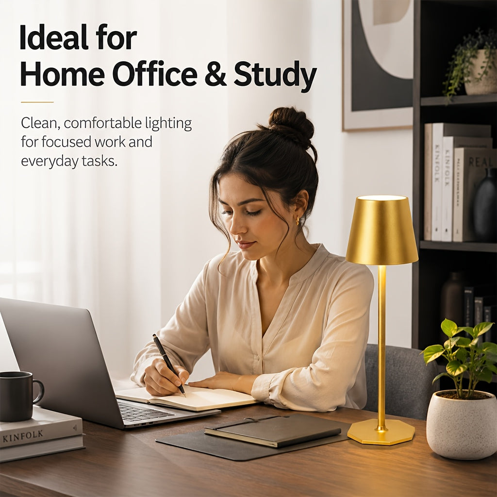 Lámpara de mesa para iluminación de dormitorio y escritorio | diseño funcional