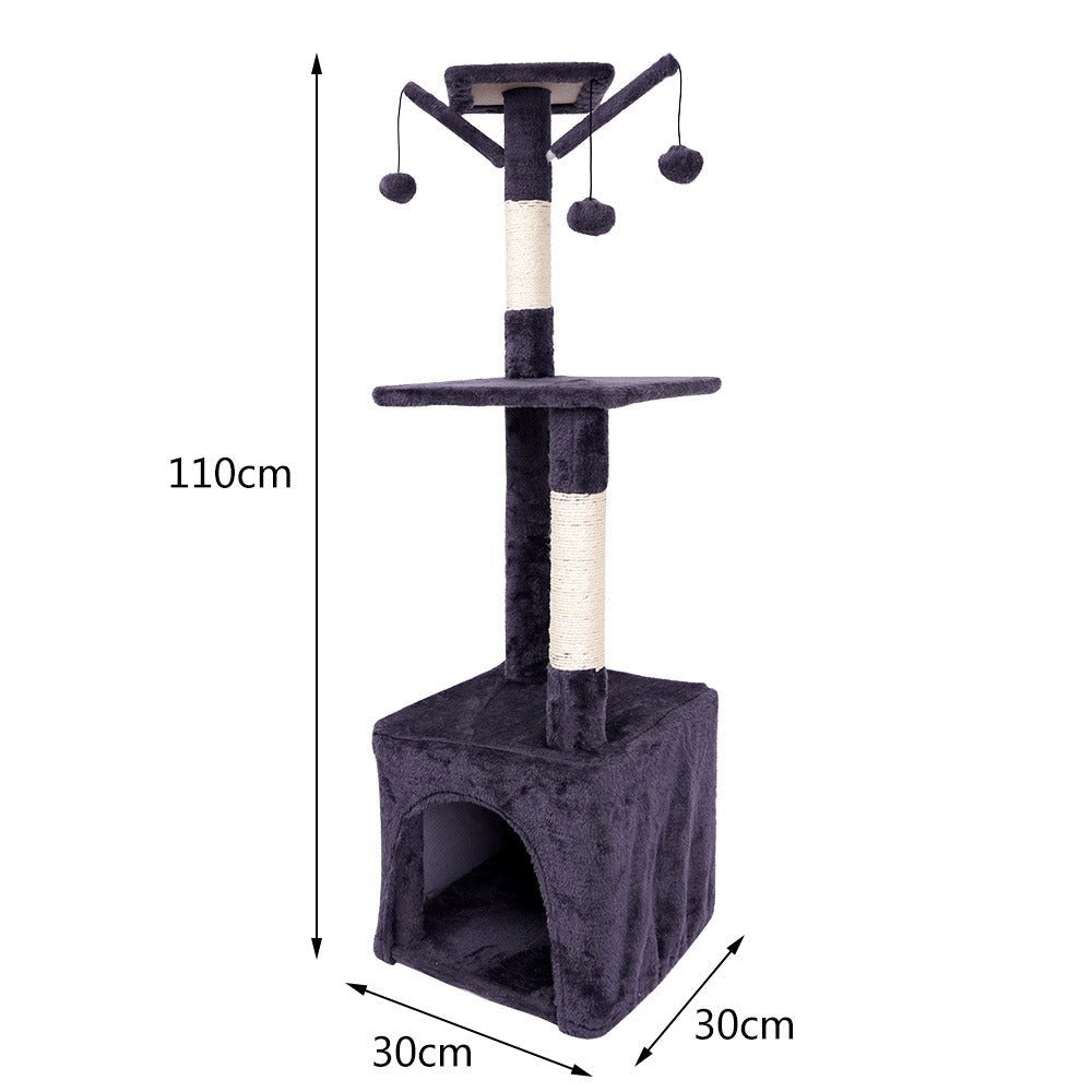 Arobol rascador para Gatos Rascador para Gato Postes rascador para Gatos Grande 105x40x40cm Varias Niveles
