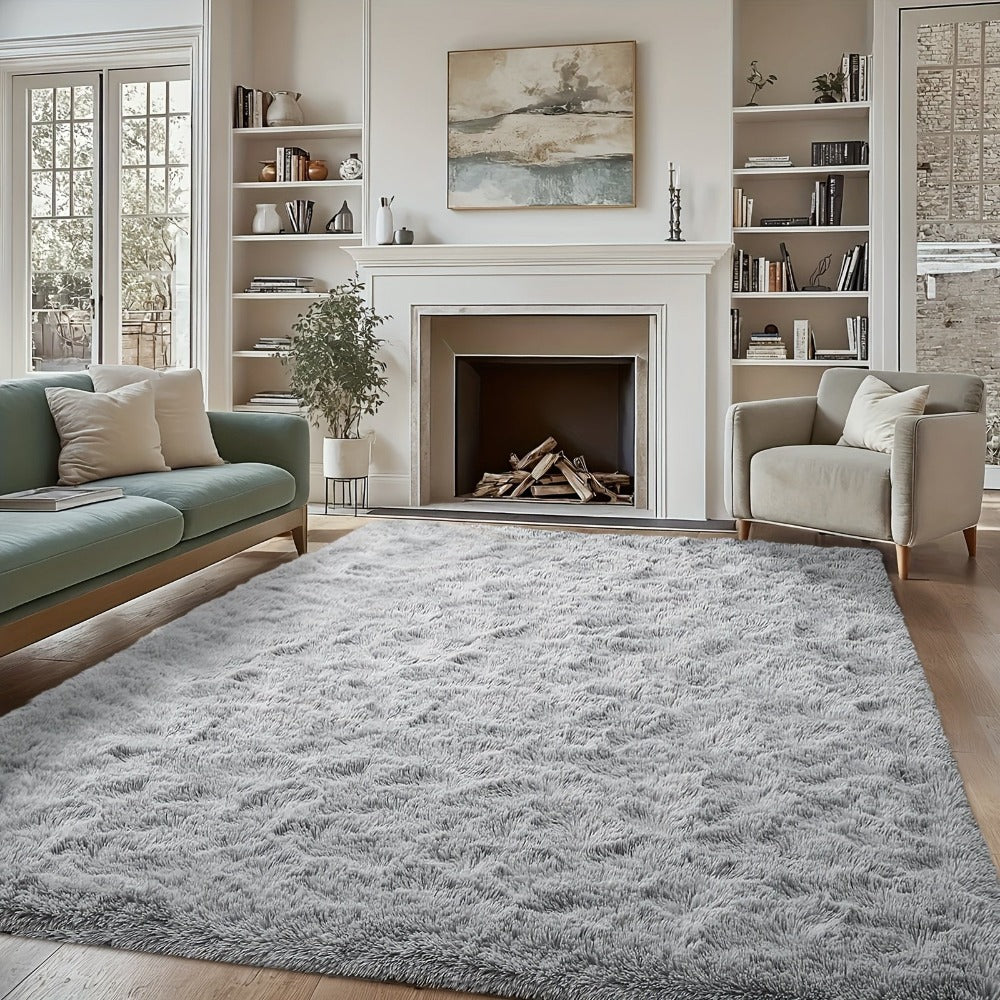 Alfombra para Sala, Alfombra Peluda para Dormitorio, Decoración del Hogar Alfombra Grande, Alfombra Súper Esponjosa y Aterciopelada para Dormitorio, Alfombra Aterciopelada para Decorar Sala de Juegos, Estudio, Alfombra Interior Súper Suave y Cálida, Regal