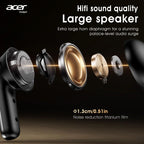 Auriculares Bluetooth | Auriculares inalámbricos Acer Ohr646 originales y oficiales, intrauditivos, inalámbricos 6.0 ANC con reducción activa de