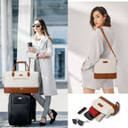 Bandolera de Viaje para Mujer, Gran Capacidad con Compartimento para Zapatos, Ideal para Viajes y Deportes