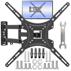 Soporte giratorio para TV LCD LED de 32" - 55" con brazo 3D USB ajustable. Soporte de pared giratorio para TV y monitor de PC. Brazo de acero 3D ajustable con capacidad de carga de 22 kg. Soporte de TV móvil con alcance de 50 cm y organizador de cables. S