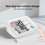 Monitor de presión arterial para el hogar con manguito de 8.17.78-43.18 cm, esfigmomanómetro digital automático de brazo, 2 paquetes de memoria de 90 (pilas no incluidas)