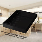 Juego de 2 organizadores extraíbles para gabinetes - estante deslizante expandible y resistente, ideal para armarios de cocina o repisas extensibles, perfecto para la despensa, ancho ajustable 31cm-52cm (/blanco)