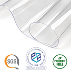 Mantel Protector con PVC de 2mm - Ancho 90cm - Mantel de Vidrio Suave Transparente Resistente a Arañazos y Agua, Protector de Mesa Fácil de Limpiar, Papel de Mesa Duradero para Cocina, Comedor, Restaurante, Oficina y Hogar - 90X90cm, 90X100cm, 90X110cm, 9