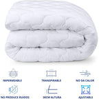 Protector Colchón 150 Impermeable 150 x 200 Transpirable y Ajustable | Protector de Colchón 150 x 200 cm contra Líquidos y Manchas | Cubre Colchón 150 x 200 Impermeable
