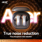 Auriculares Bluetooth | [Acer] Nuevos Auriculares Inalámbricos con Cancelación Activa de Ruido: Espera Ultra Larga, Mini Portátiles, Ajuste