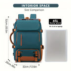 Mochila para portátil, bolso multifuncional de gran capacidad, mochila escolar para hombre, bolso de mano, bolso de hombro, mochila de doble espalda multiusos para viaje, bolsa de almacenamiento Xie Cang, mochila escolar para estudiante, mochila de viaje