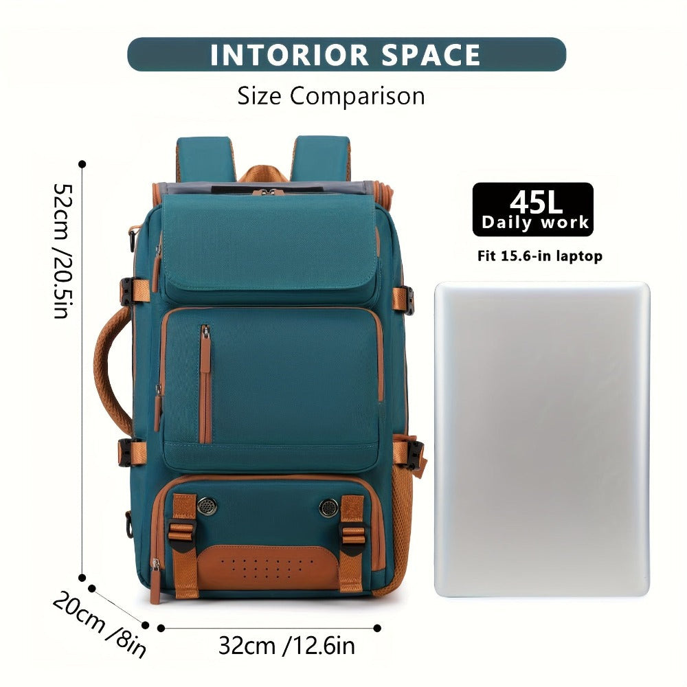 Mochila para portátil, bolso multifuncional de gran capacidad, mochila escolar para hombre, bolso de mano, bolso de hombro, mochila de doble espalda multiusos para viaje, bolsa de almacenamiento Xie Cang, mochila escolar para estudiante, mochila de viaje