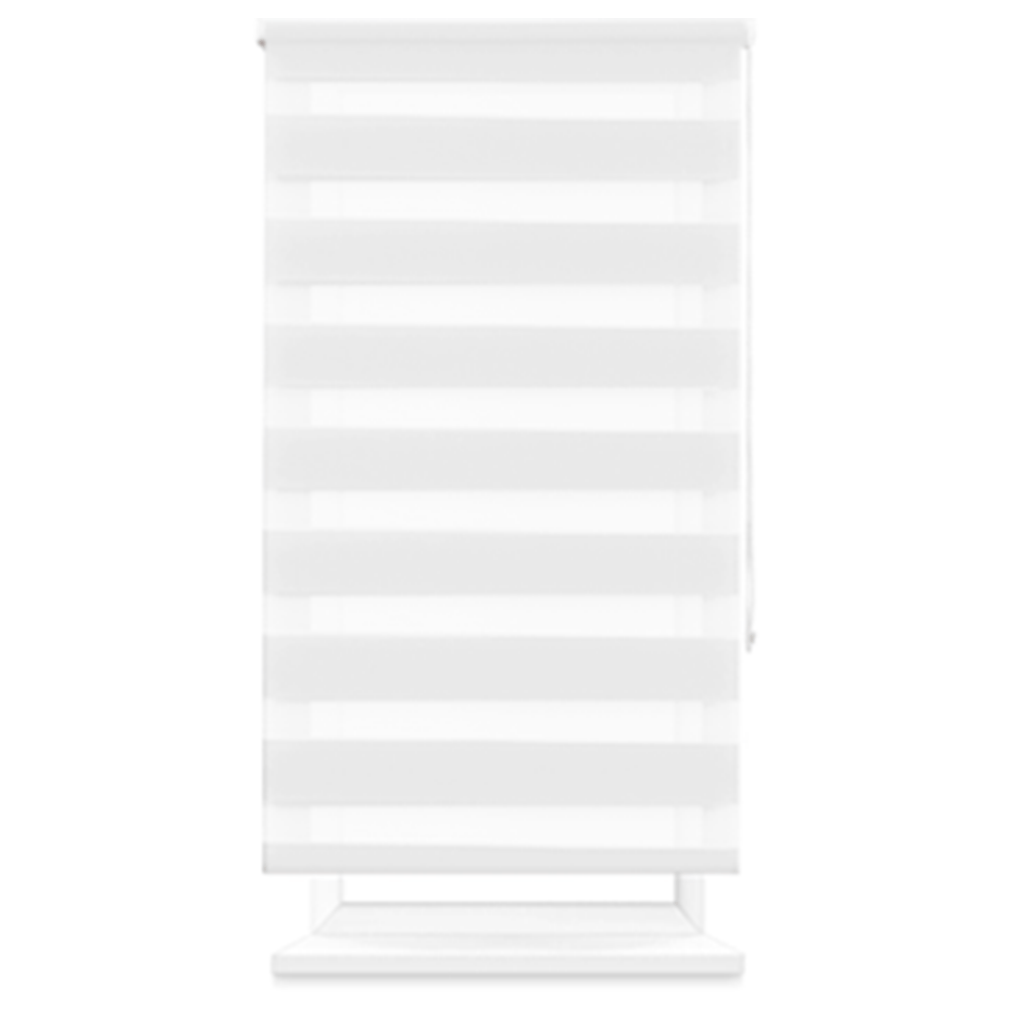 Estor enrollable de día y noche de doble capa, sin taladro, fácil instalación, resistente y duradero