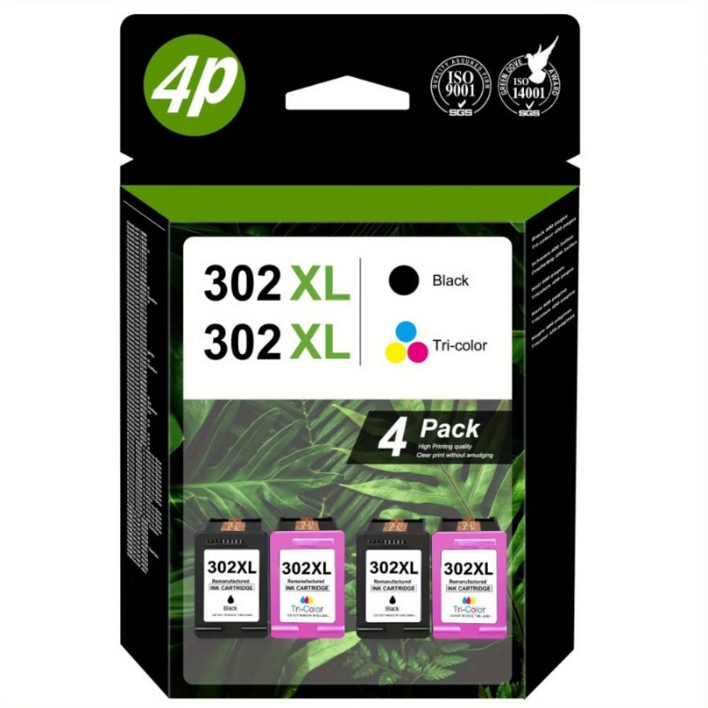 Cartuchos de repuesto para impresora HP 302 Multipack para HP 302 XL Deskjet 3630 3636 3638 3639 1110 2130 3633 Envy 4525 4520 4522 4527 Officejet 3831 3830 3833 5230