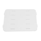 Organizador de bandeja de letras con 5 compartimentos de almacenamiento, bandeja de letras blanca, organizador de papel A4 para escritorio de oficina, bandejas de escritorio blancas con compartimentos, bandejas de papel apilables con construcción de espig