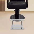 Reposapiés de acero inoxidable para peluquería, Taburete de barbero de altura ajustable, Equipo de salón antideslizante para peluquería, Pedicura, Spa, Terapia de masaje