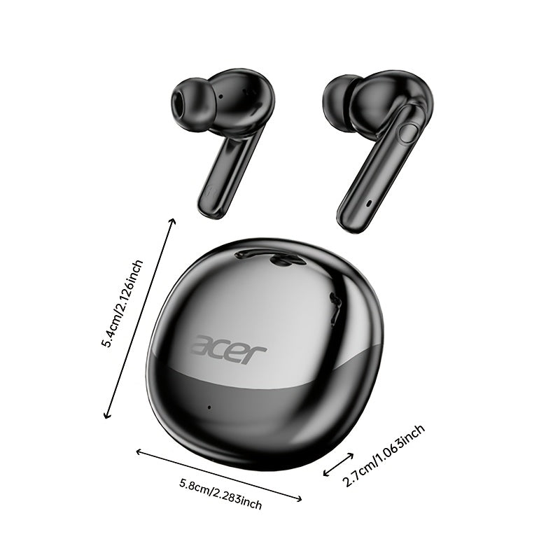 Auriculares Bluetooth | Auriculares inalámbricos Acer OHR546, estéreo, graves profundos, baja latencia en llamadas, uso cómodo (estudio
