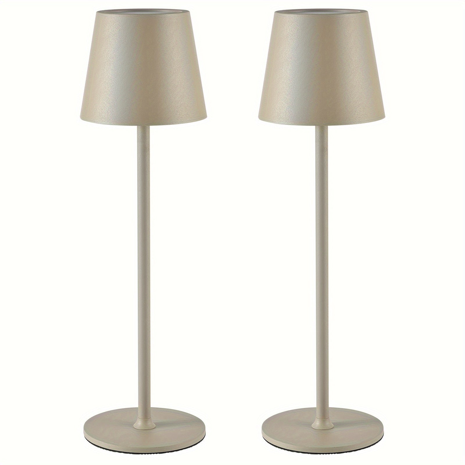 Lámpara de mesa para iluminación de dormitorio y escritorio | 2 L y Metal
