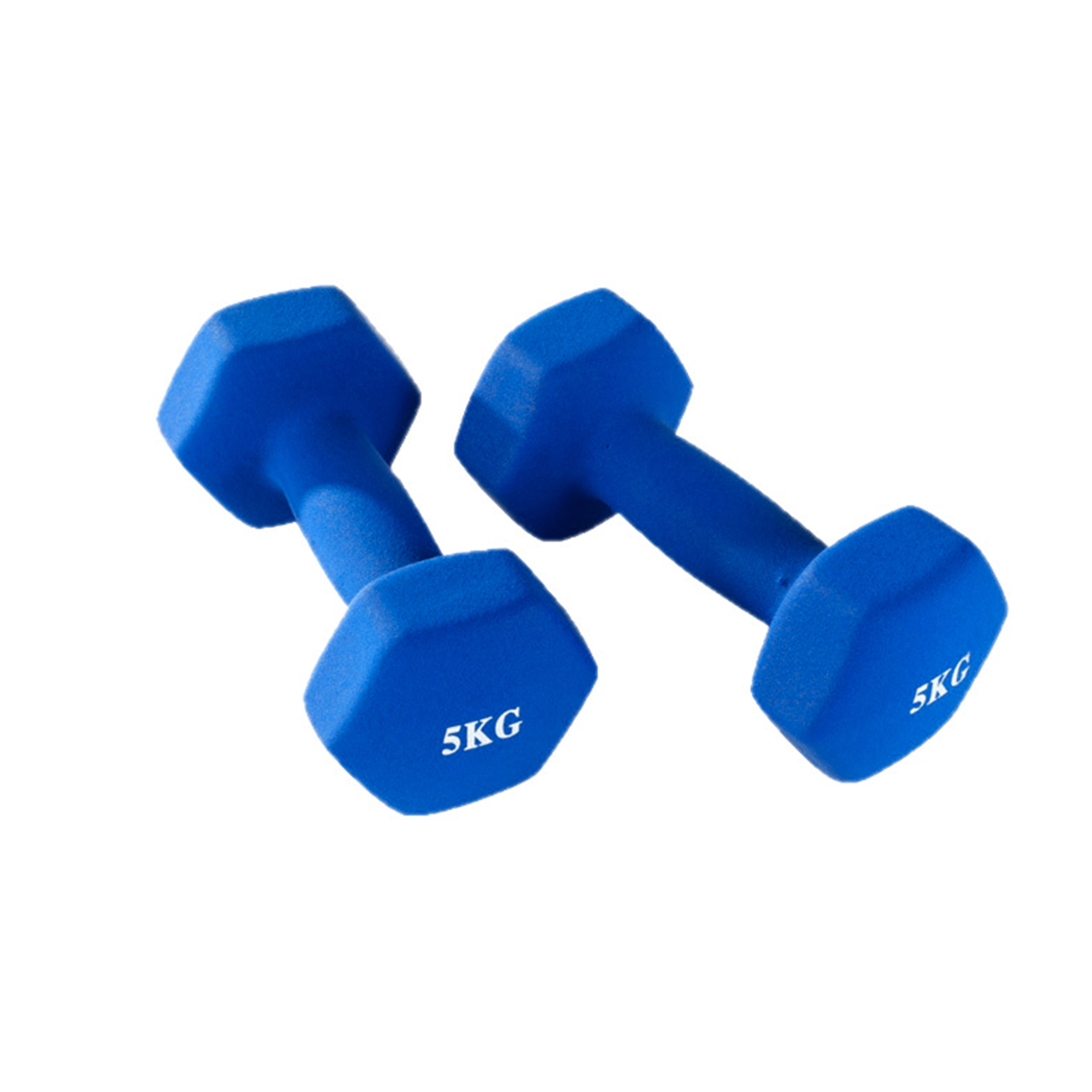 Mancuernas Fijas de Neopreno para Ejercicios en Gimnasio | Material: Hierro con Revestimiento de Vinilo | Pesas para Mujeres y Hombres