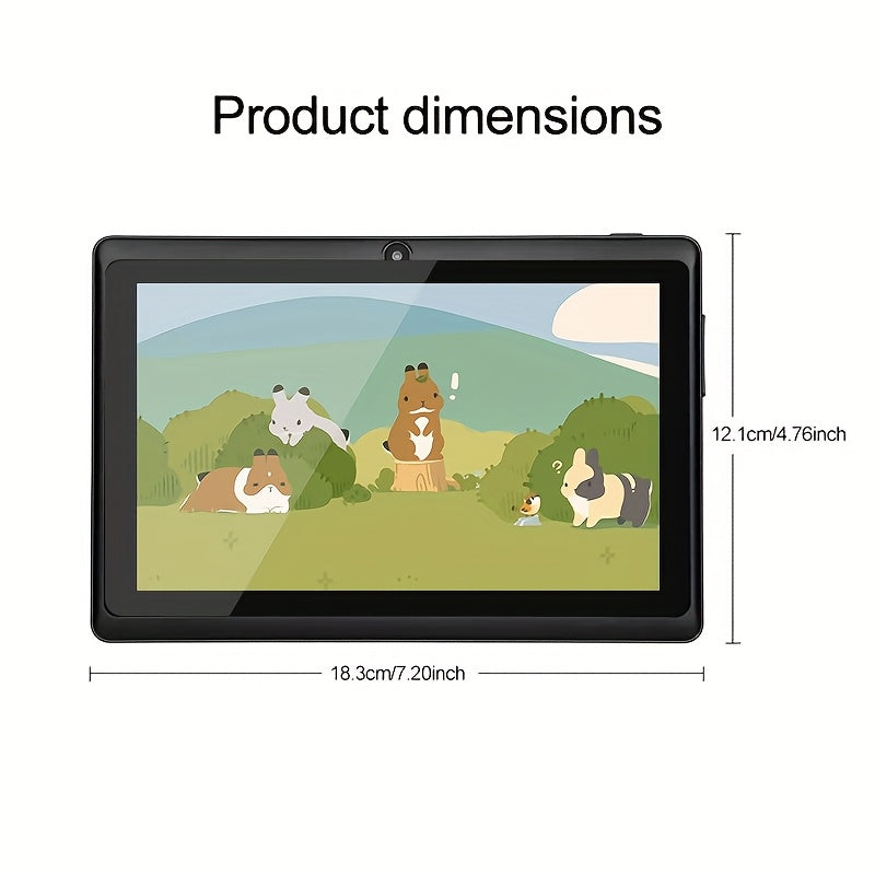 Tablets | Tableta ITMEIPC Android 14 de 7 pulgadas con funda protectora, 4GB (2GB + 2GB ampliables) 32GB ROM, procesador Mali T820 MP1 de cuatro