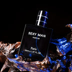 Perfume para hombre de 55 ml + 3 ml, colonia con notas de madera, leche, cítricos y ébano, desprende un aroma caballeroso y duradero, perfecto para citas, fiestas y para regalar, regalos de San Valentín
