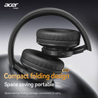 Auriculares Bluetooth | Auriculares inalámbricos supraaurales Acer Ohr559, sonido estéreo de alta fidelidad de baja frecuencia, reducción de