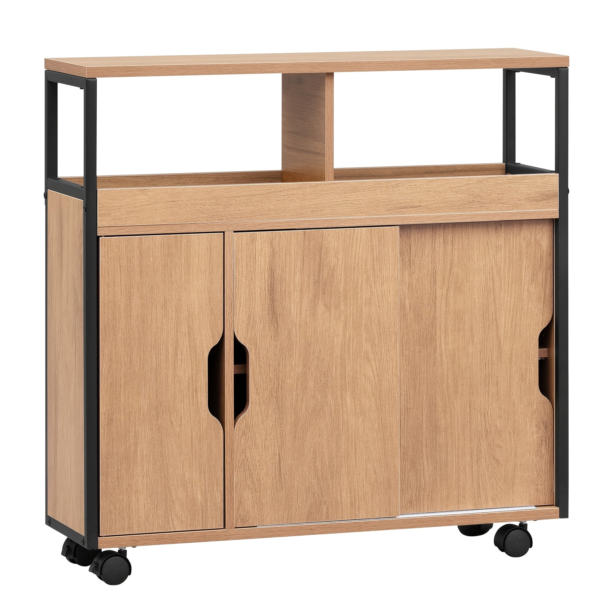 Carrito estrecho de almacenamiento con ruedas para espacios pequeños cocina y baño | 20 cm y con Ruedas