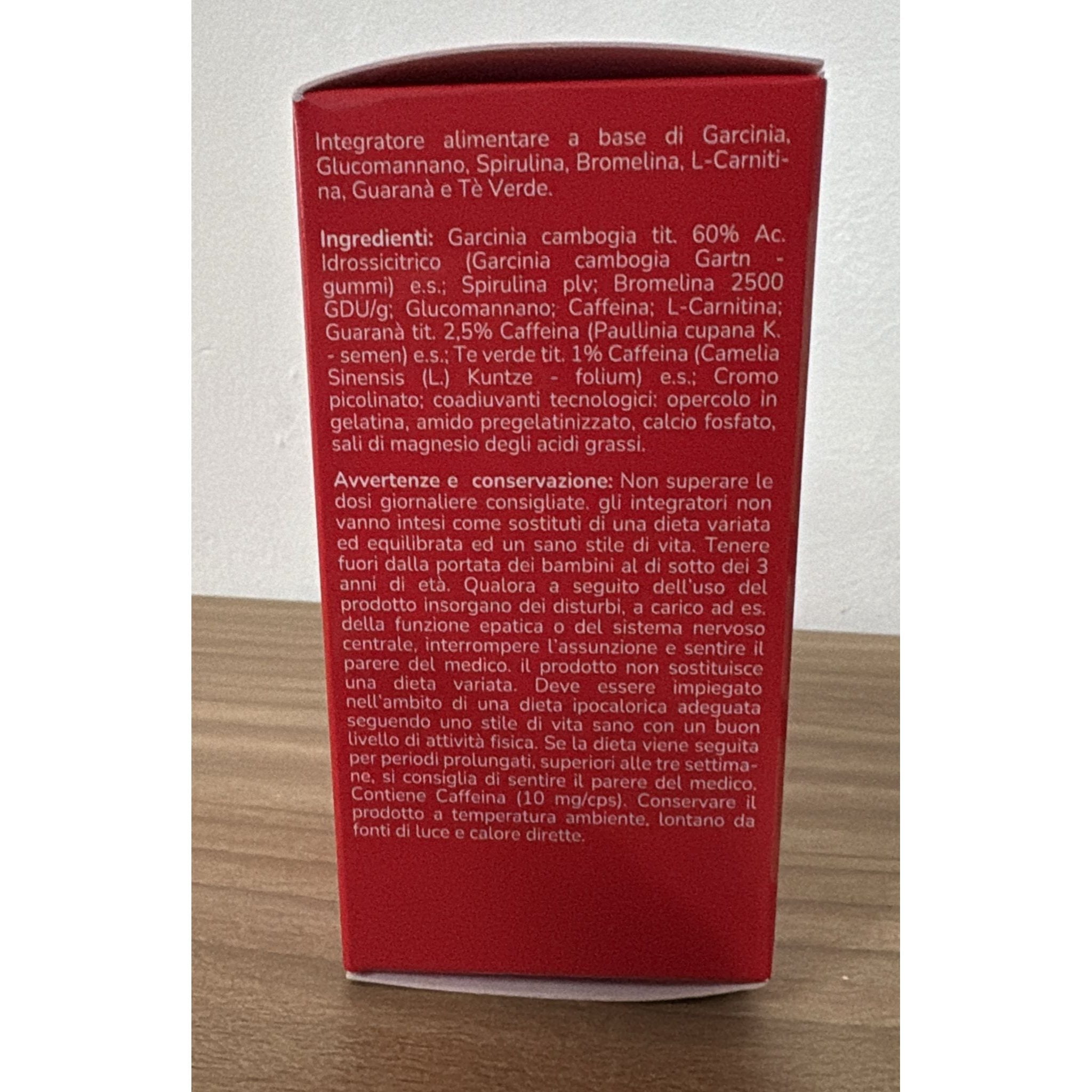 Suplemento Dietético Natural para Hombres y Mujeres – Con Guaraná, L-Carnitina y Bromelina