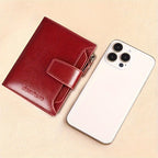 Nuevo Monedero Corto para Mujer, Elegante y de Alta Gama, Cartera Plegable y Delgada de Moda para Mujeres